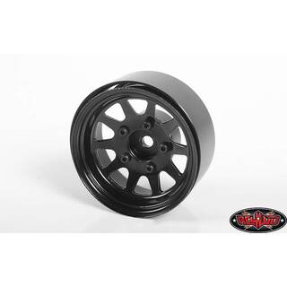 RC4WD OEM Stamped Steel 1.55 Beadlock Wheels (Black) RC4ZW0262