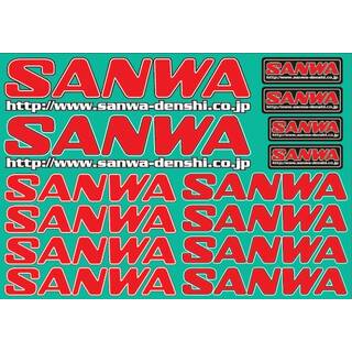 SANWA Aufkleber SANWA-rot *JPN-2009 SAN107A90533A