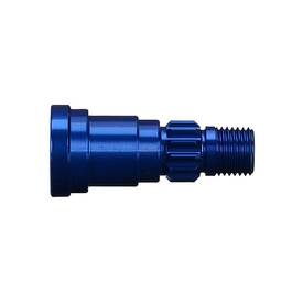 TRAXXAS Stub axle, aluminum (blue-anodized) (1) (use only...