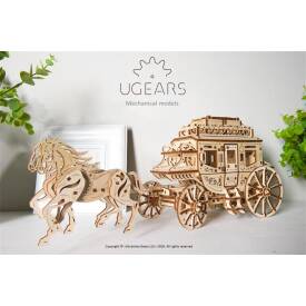Pferdekutsche UGEARS 3D Holzbausatz Holzpuzzle Modellbausatz