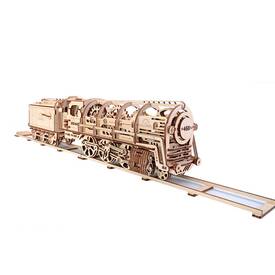 Dampflokomotive UGEARS Baukasten Holz 3D Gummiantrieb 443...