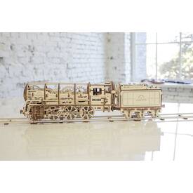 Dampflokomotive UGEARS Baukasten Holz 3D Gummiantrieb 443 tlg. Siva SI-70012