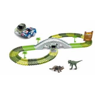 Amewi Magic Traxx Dino-Park mit Brücke 373-teilig,Mega Set