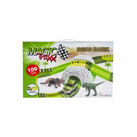 Amewi Magic Traxx Dino-Park, Mini Set mit Tunnel 109-teilig
