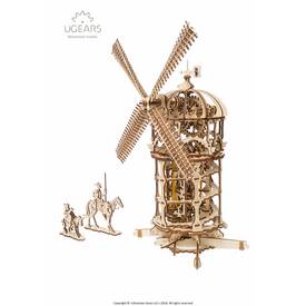 Windmühle UGEARS Baukasten Holz 3D Steampunk 585 tlg. Siva SI-70055