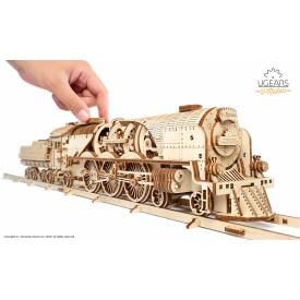 V-Express Lokomotive UGEARS Baukasten Holz 3D 538 tlg. Siva SI-70058