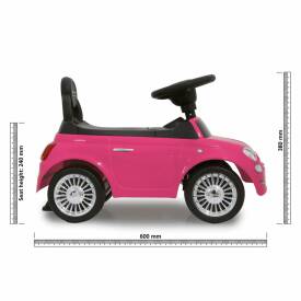 Jamara Rutscher Fiat 500 pink  460436