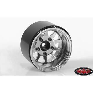 RC4WD Deep Dish Wagon 1.55 Stamped Steel Beadlock Wheels (Chrome) RC4ZW0285