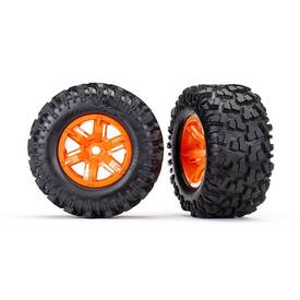 TRAXXAS Reifen auf Felge X-Maxx orange, Maxx AT Reifen...
