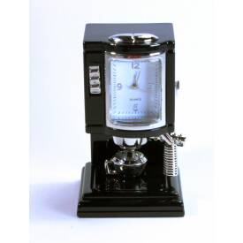 Siva Clock Coffee machine schwarz