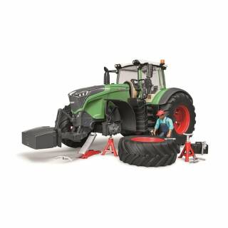 BR-Traktor FENDT + Mechaniker + Werkzeug 04041 Siva Bruder 227221