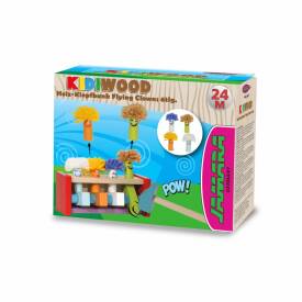 Jamara Holzspielzeug Kidiwood Klopfbank Flying Clowns 6tlg. 460701