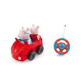 Mein erstes RC Auto Peppa Pig ferngesteuert Revellino Plüsch Fahrzeug für Kinder ab 2 Jahren
