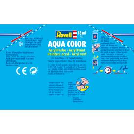 schwarz, glänzend RAL 9005 Aqua Color 18 ml Revell Modellbau-Farbe auf Wasserbasis