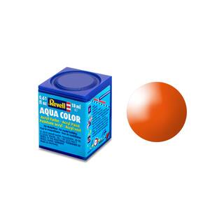 Orange, glänzend Aqua Color 18 ml Revell Modellbau-Farbe auf Wasserbasis