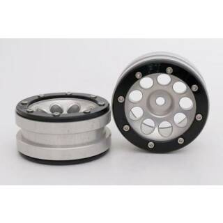 Beadlock Wheels PT- Ecohole Silber/Schwarz 1.9 (2 St.)?