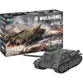 Revell 03507 SU-100 World of Tanks Modellbausatz für...