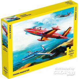 Heller Puzzle Fouga Magister 1000 Pieces