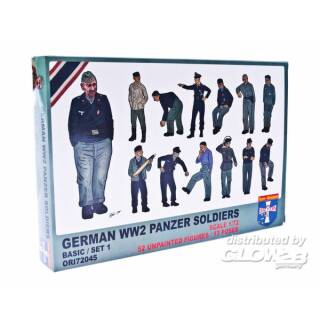 Orion WWII German panzer soldiers, set 1 1:72