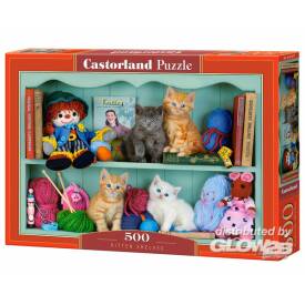 Castorland Kitten Shelves, Puzzle 500 Teile