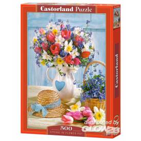 Castorland Spring in Flower Pot, Puzzle 500 Teile