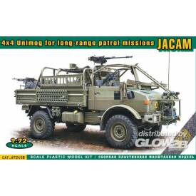 ACE 4x4 Unimog for long-range Patrol Missions JACAM 1:72