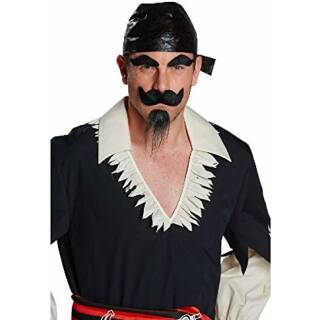 Rubies Bart Set zum Piratenkostüm an Karneval Fasching
