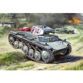 Zvezda 1:100 WWII Deutscher Panzer II