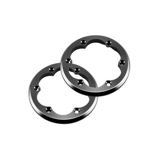 Axial Y2.2 VWS Machined Beadlock Ring (Grey) (2pcs) YAX08133