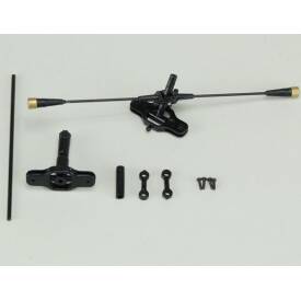 Ares Stabilizer Flybar, Rotor Head and Main Shaft Set:...
