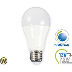 V-TAC E27 LED Lampe 12W A60 Warmweiß dimmbar