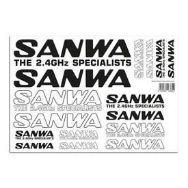Aufkleberbogen Sanwa Logo 2 (DIN A4) LRP 62423