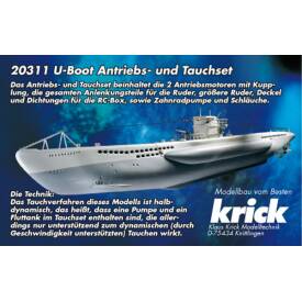 Krick U-Boot Antriebs- und Tauchset