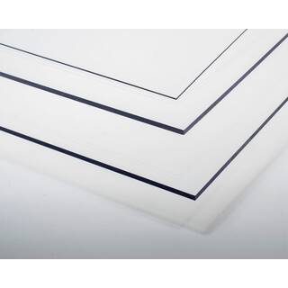 Krick Kunststoffplatte Polyester transparent 2x194x320 mm