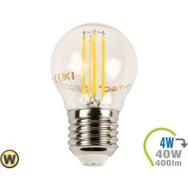 Robitronic E27 LED Lampe 4W Filament G45 Warmweiß