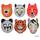 Tier Maske Wild Life 6 verschiedene - Kinder Modellwahl