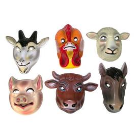 Tier Maske Bauernhof 6 verschiedene - Kinder Modellwahl