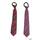 Krawatte "kariert" Farbwahl ca. 45 cm pink oder rot