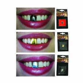 Zahn unecht zum ankleben - Erwachsene Farbwahl