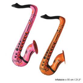 Aufblasbar Saxophon ca. 55 cm - Farbwahl