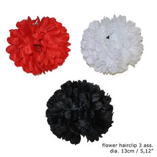 Haarclips Blumen ca. 13 cm - Farbwahl