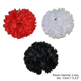 Haarclips Blumen ca. 13 cm - Farbwahl