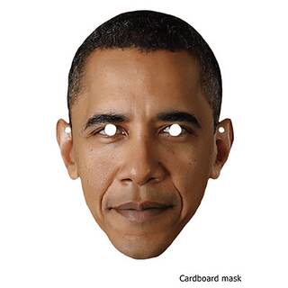 Karton-Maske Obama Präsident Amerika