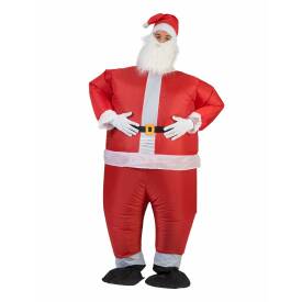 Santa aufgeblasen weihnachtskostüm Weihnachtsmann