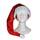 Santa Mütze rot langer Zipfel - Erwachsene Unisex