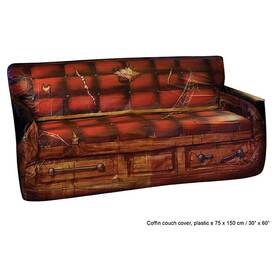 Couchbezug Sarg ca. 75 x 150cm braun Kunststoff