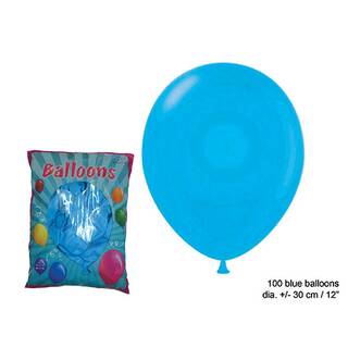 Ballons blau ca. 30 cm 100 Stück