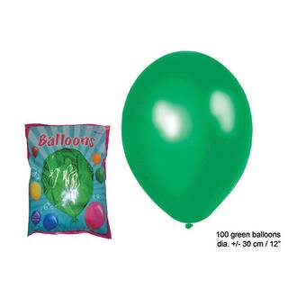 Ballons dunkel grün ca. 30 cm 100 Stück