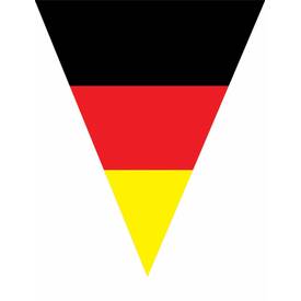 Wimpelkette Deutschland ca. 5 m mit 10 Flaggen
