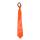 Krawatte Neon orange ca. 45 cm - Erwachsene